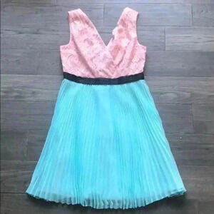 ✨🆕MAX and Cleo🆕✨ | Light pink and blue  formal accordion dress